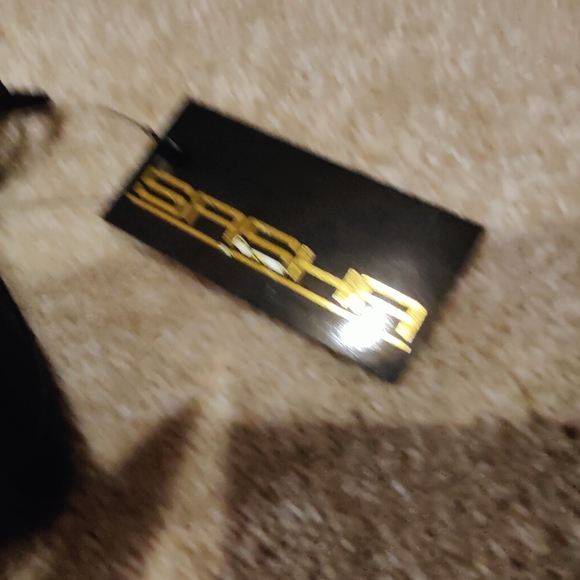 NWT Sasha Black Clutch with Peacock Design - Picture 3 of 8